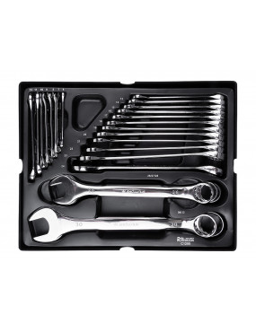 Kombinuotų raktų rinkinys 24 vnt