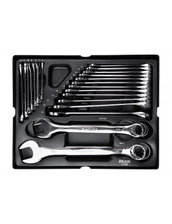 Kombinuotų raktų rinkinys 24 vnt