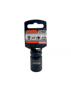 Smūginė galvutė 15 mm 1/2 trumpa