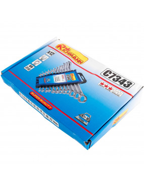 Kombinuotų raktų kompl 6-22 mm 12 vnt