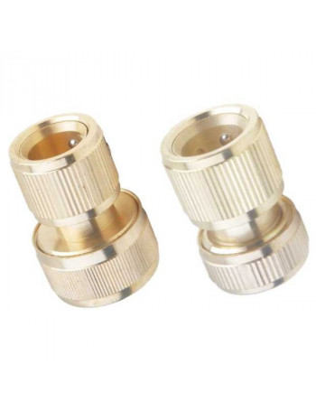 Žalvarinė jungtis su STOP mech 3/4