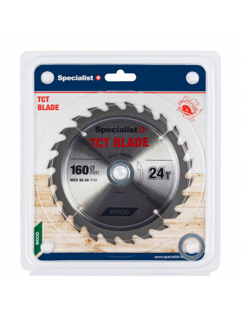SPECIALIST+ pjovimo diskas 160x24Tx30/20/16 mm