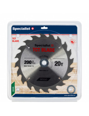 SPECIALIST+ pjovimo diskas 200x20Tx30/20/16 mm