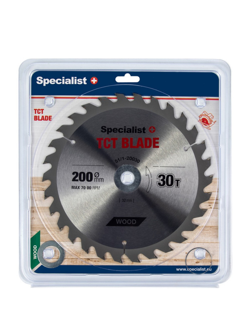 SPECIALIST+ pjovimo diskas 200x30Tx32/30/20/16 mm