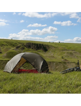 Dvivietė palapinė ant dviračio MSR Hubba Hubba Bikepack 2