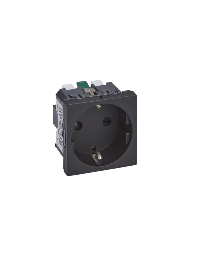 KiÅ¡tukinis lizdas Mosaic Legrand 079350L (Juodas, matinis)