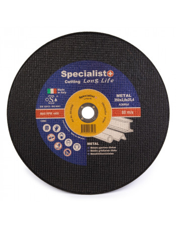 SPECIALIST+ metalo pjdiskas 350x28x254 mm