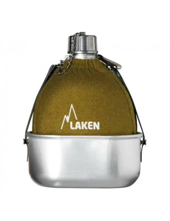Gertuvė Laken Alu.Bottle Clasica 1L With Cup Gertuvė Laken Alu.Bottle Clasica 1L With Cup
