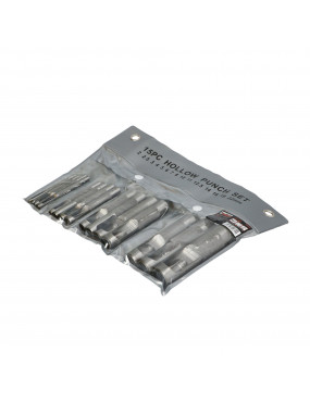 Skylių pramušėjų rinkinys FASTER TOOLS 12 vnt