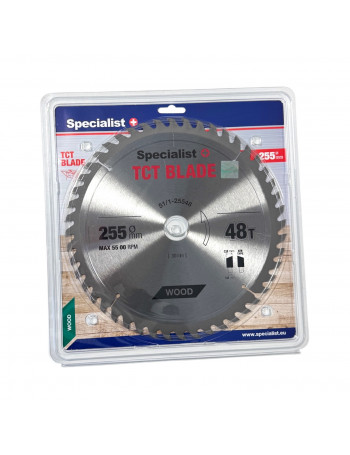 SPECIALIST+ pjovimo diskas 255x48Tx30/254 mm