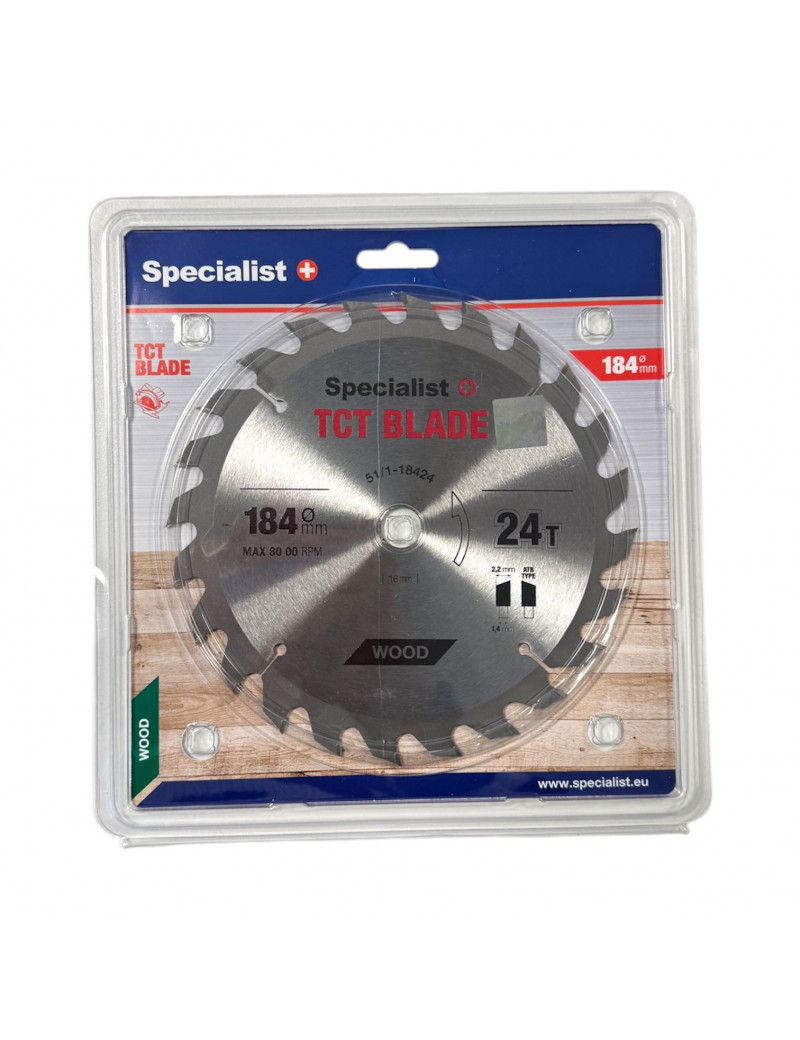 SPECIALIST+ pjovimo diskas 184x24Tx16 mm