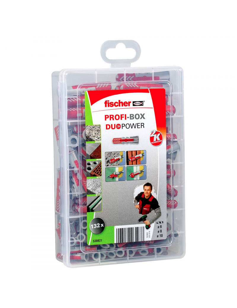 Kaiščių DuoPower rinkinys Profi-Box  Fischer 132 vnt