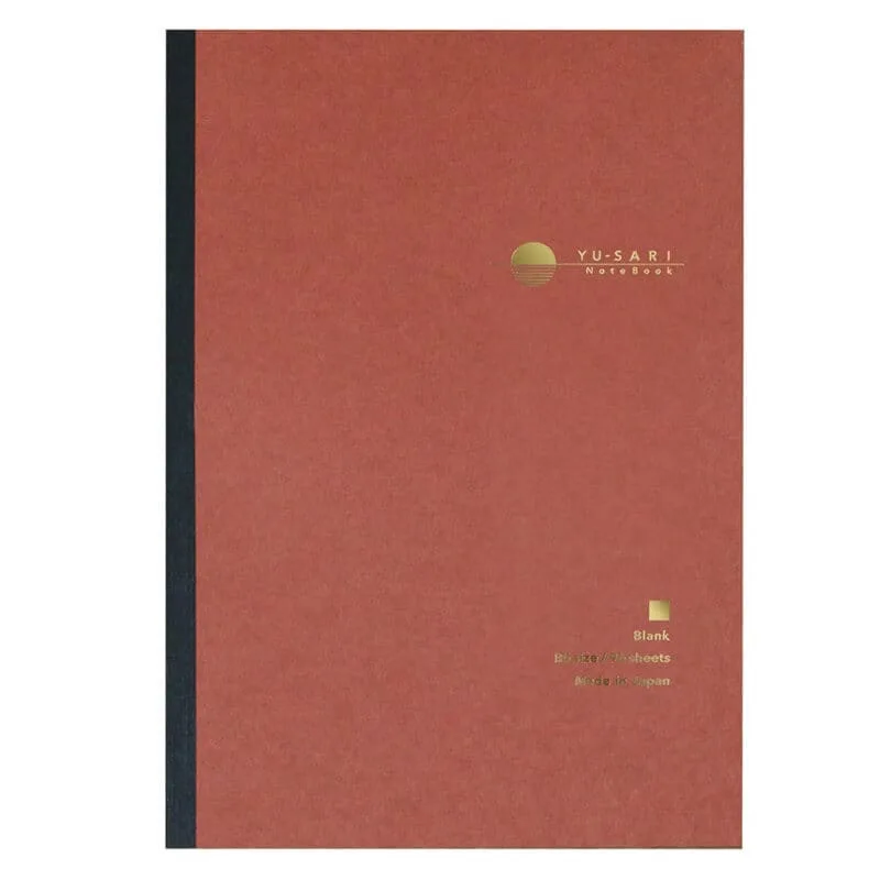 Užrašinė „YU-SARI” B5 tuščiais baltais lapais-raudona NYN-B501-W