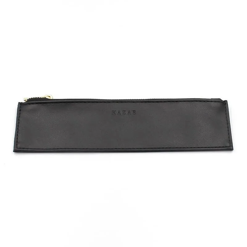 Odinis dėklas rašikliui „Taccia KAZA-E Stationery” juodas TKE-PC-BK