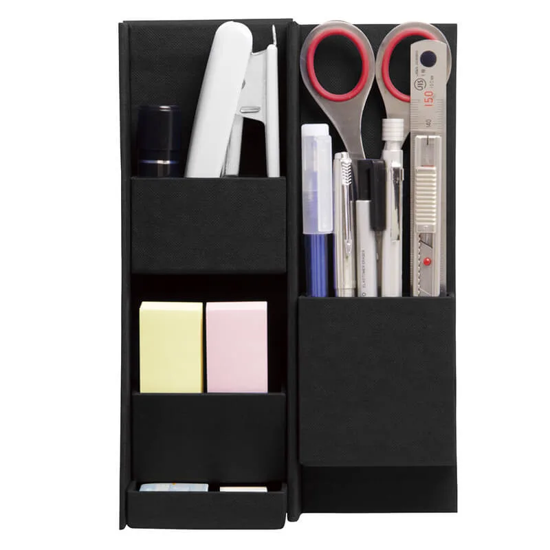 Raštinės priemonių dėklas LIFESTYLE TOOL juodas S LST-B01-BK