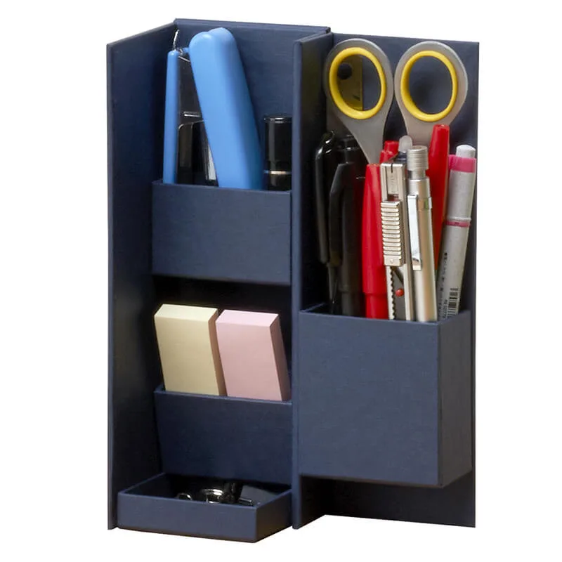 Raštinės priemonių dėklas LIFESTYLE TOOL mėlynas S LST-B01-NV