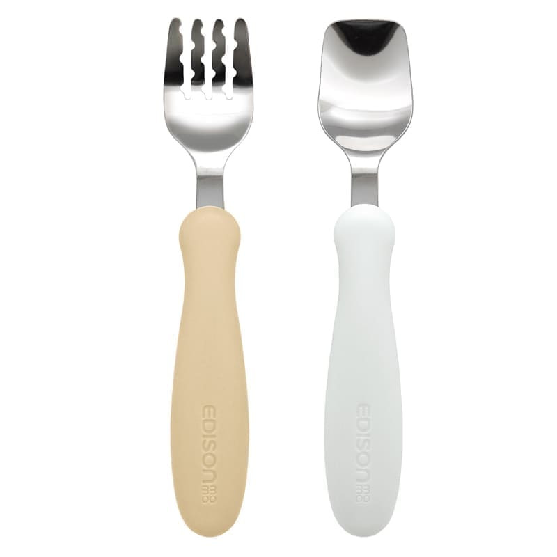 Stalo įrankiai EDISONmama nuo 18 mėn MILK/POTATO KJ2836