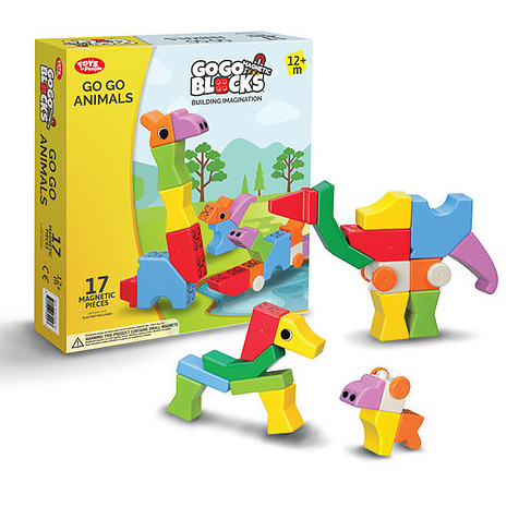 Magnetinis konstruktorius „People Blocks” gyvūnai