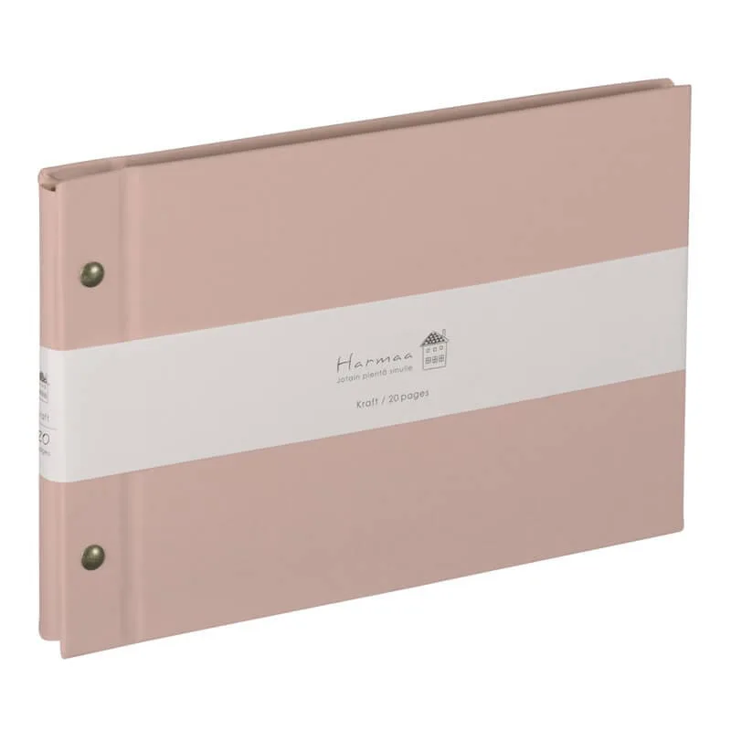 Nuotraukų albumas „Harmaa” A5-rožinis-horizontalus A-HRA5-101-P