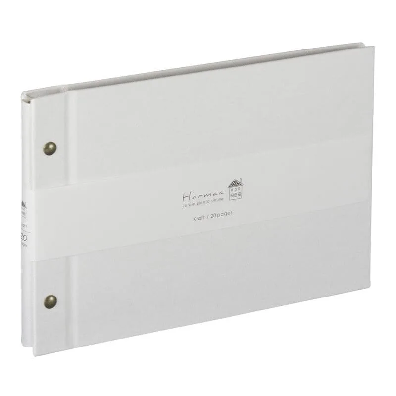 Nuotraukų albumas „Harmaa” A5-baltas-horizontalus A-HRA5-101-W