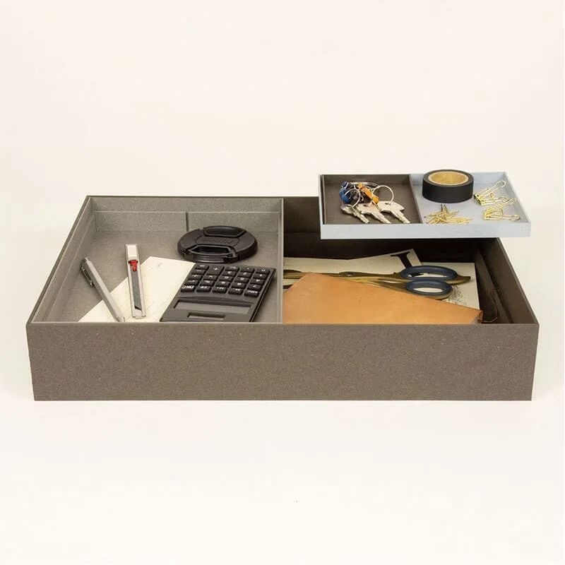 Raštinės priemonių dėklas „Haconia” L/A4 4 dalių HCN-TTLA4GY