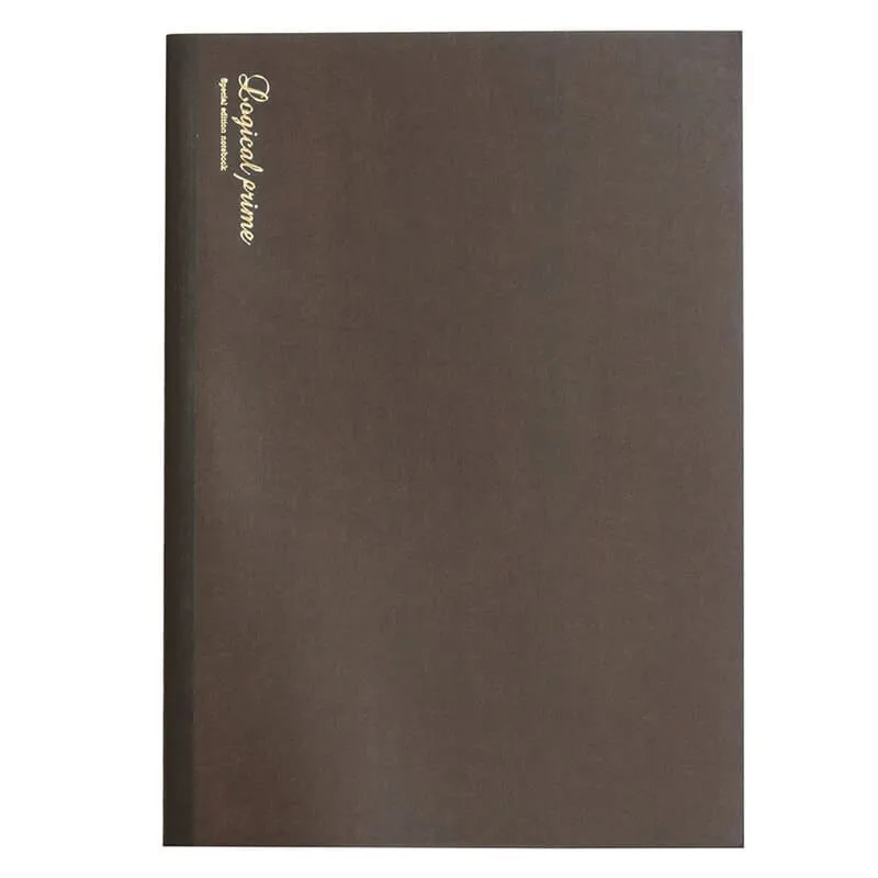 Užrašų knygelė „Logical Prime PT” A4 skyriai taškeliais 12x15cm-ruda A408PT