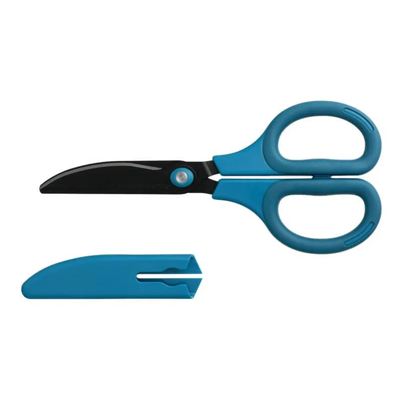 Žirklės su įdėklu „SAKUtto Cut Hikigiri” mėlynos NH-HF175B