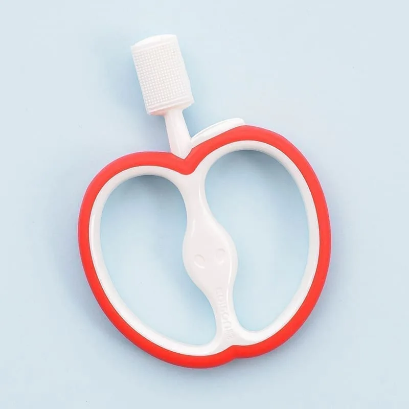 Pirmasis dantų šepetėlis EDISONmama „Obuolys” nuo 6 mėn KJ1253