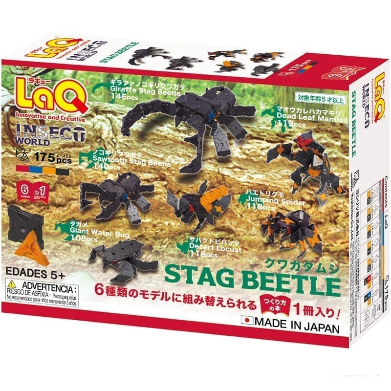 Konstruktorius LaQ „Insect World Stag Beetle”