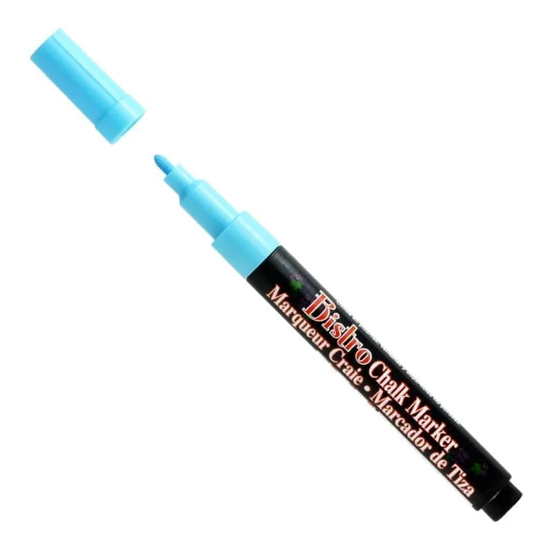 Kreidinis markeris Marvy Bistro Chalk Marker 482 plonu galiuku FLUO BLUE 1 vnt