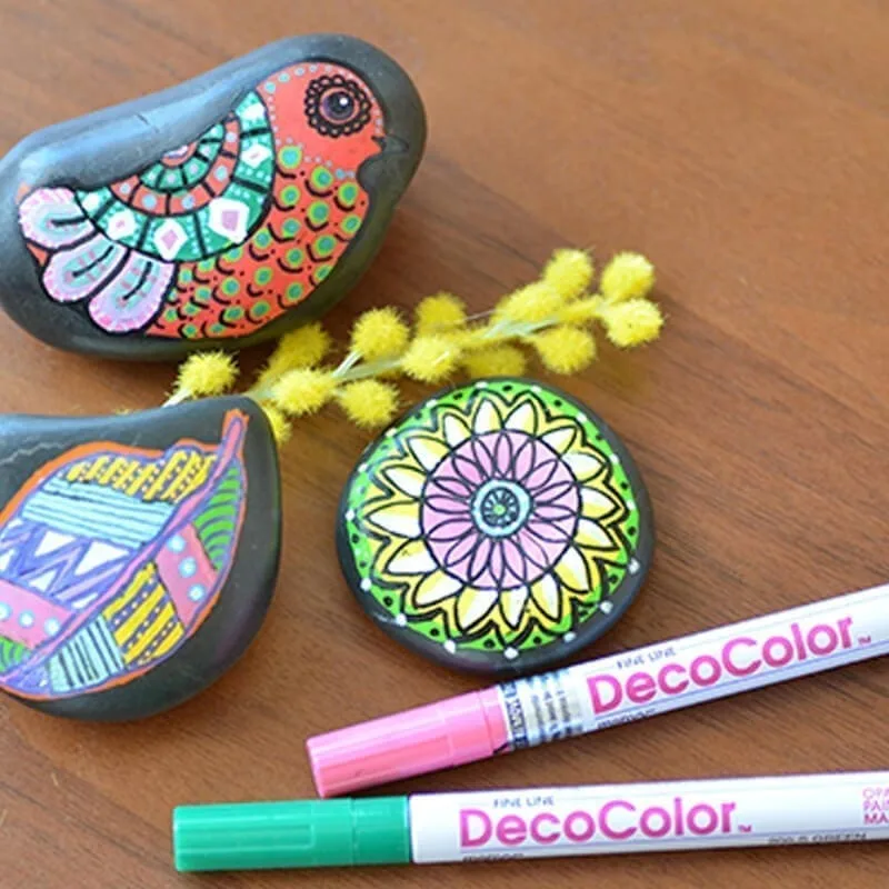 Markeris įvairių paviršių dekoravimui Marvy Decocolor Fine 200 Violet 1 vnt