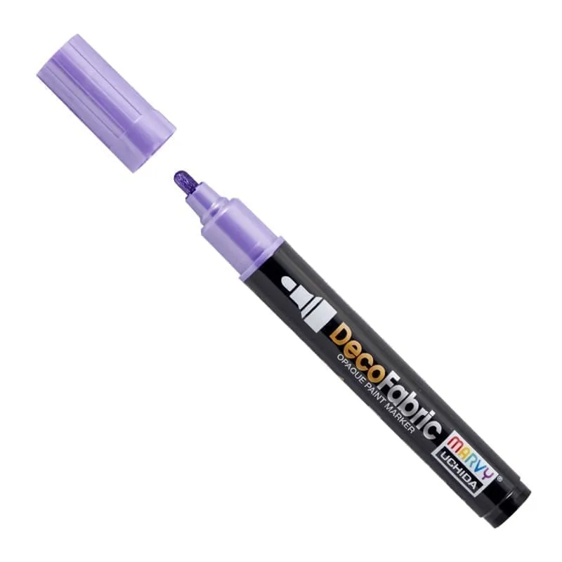 Markeris įvairių atspalvių tekstilės dekoravimui Marvy DecoFabric Marker 223 P8 Pearl Violet 1 vnt