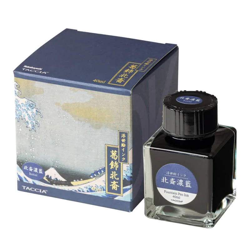 Rašalas Taccia Ukiyo-e Katsushika Hokusai Dark Indigo TFPI-WD42-2