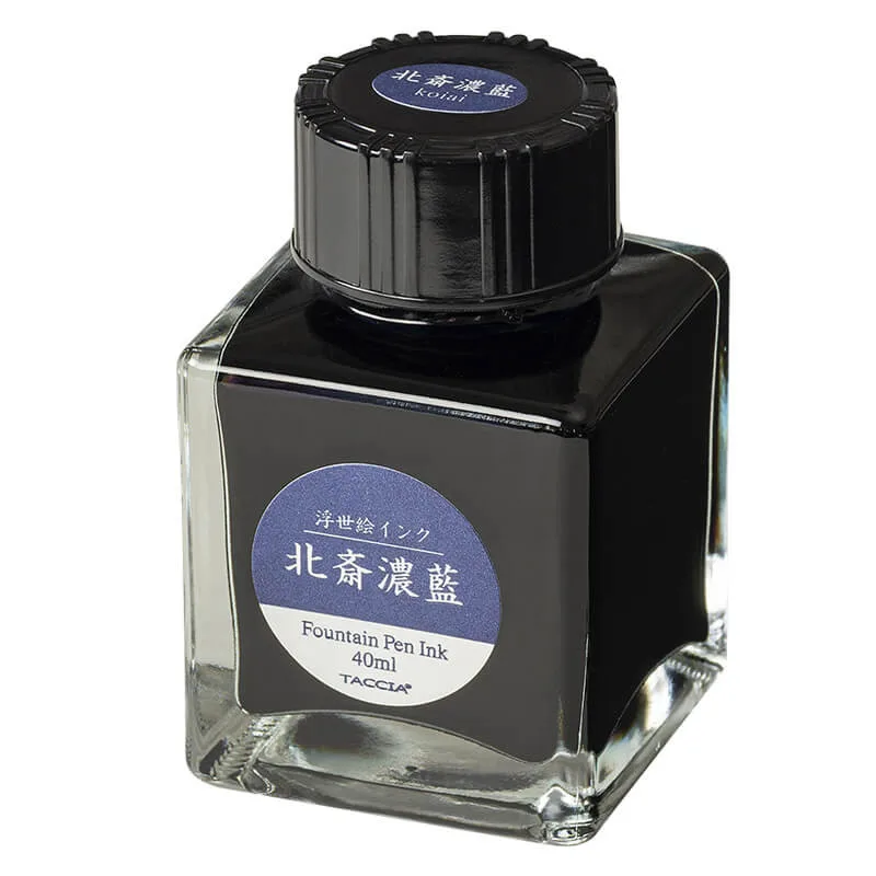 Rašalas Taccia Ukiyo-e Katsushika Hokusai Dark Indigo TFPI-WD42-2