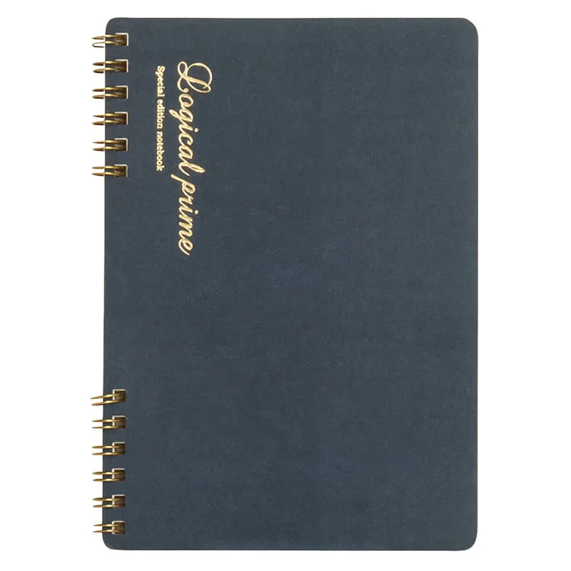 Spiralinė užrašų knygelė Logical Prime B A5 taškeliais ir linijomis 6mm-mėlyna NW-A512B