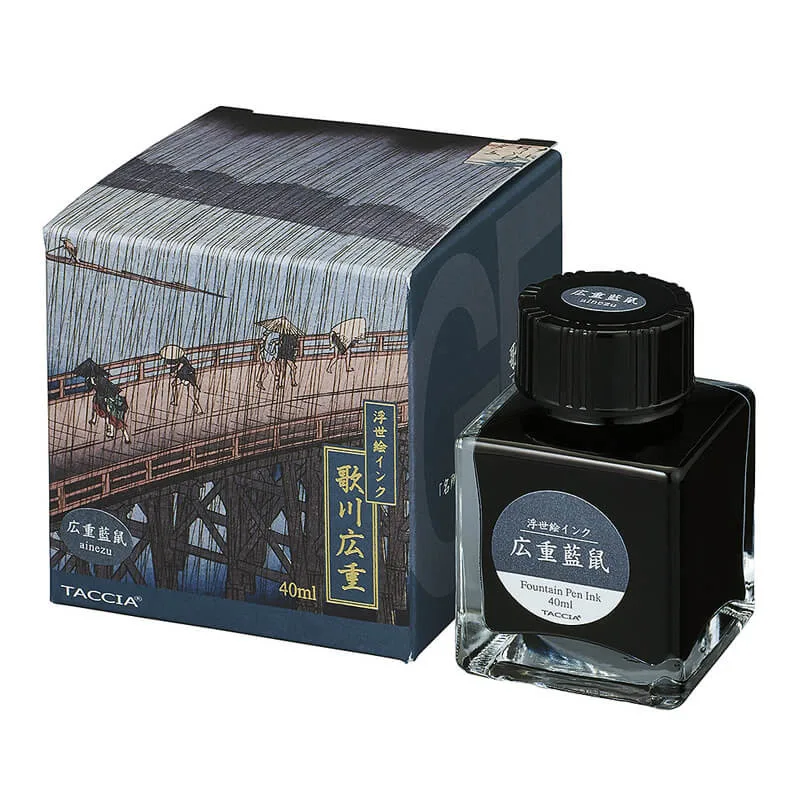 Rašalas Taccia Ukiyo-e Hiroshige Utagawa Indigo Mouse TFPI-WD42-12