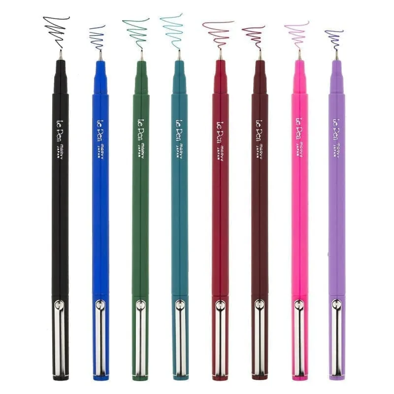 MARVY stilingas rašiklis plonu antgaliu „Le Pen” Black